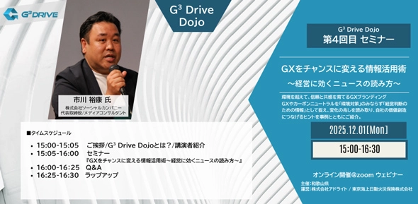 【第3回目】G3 Drive Dojoの告知用サムネイル